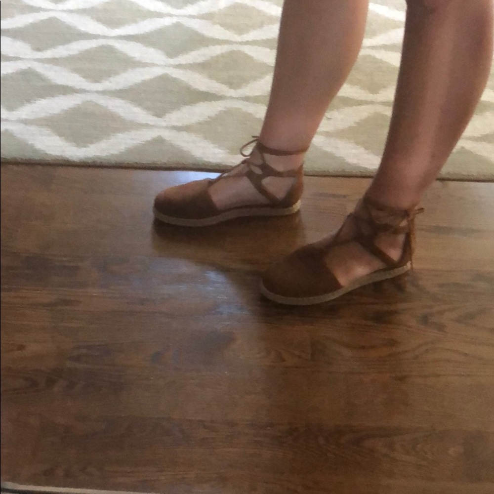 Stuart Weitzman Walk My Way Lace Up Espadrille - image 7